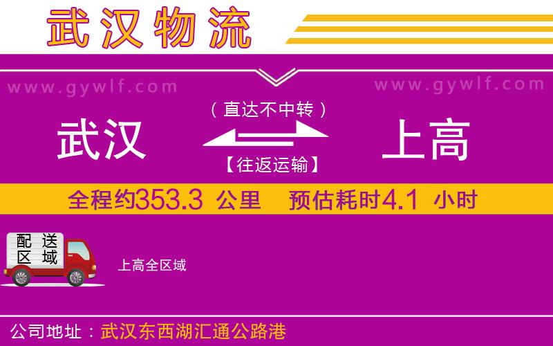 武漢到上高物流專(zhuān)線