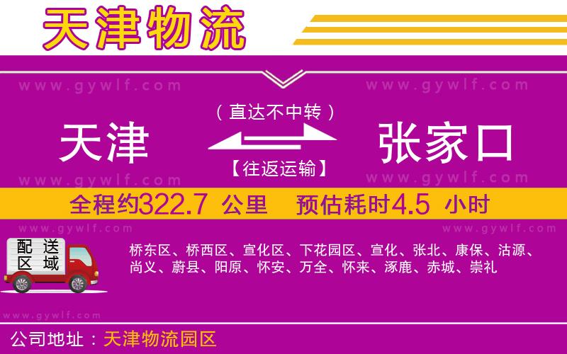 天津到張家口物流公司