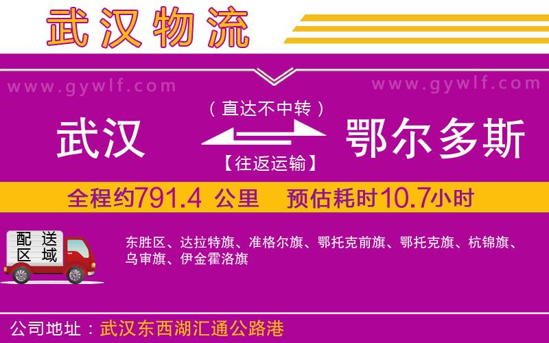武漢到鄂爾多斯貨運(yùn)公司