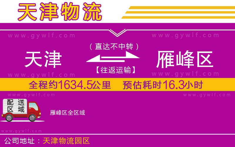 天津到雁峰區(qū)物流公司
