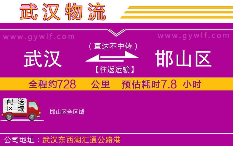 武漢到邯山區(qū)物流公司