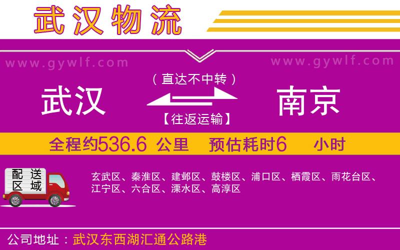 武漢到南京貨運(yùn)公司