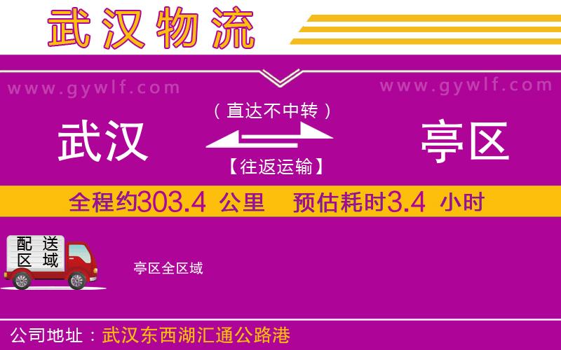 武漢到猇亭區(qū)物流公司