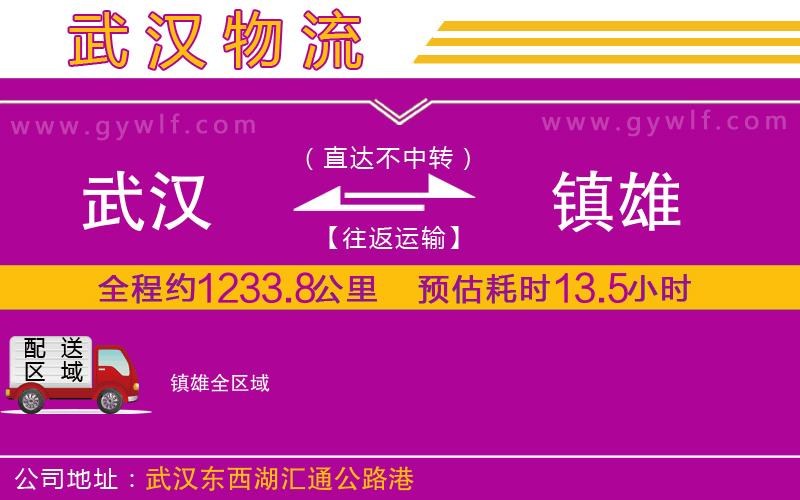 武漢到鎮(zhèn)雄物流公司