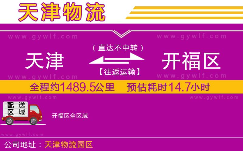 天津到開(kāi)福區(qū)物流公司