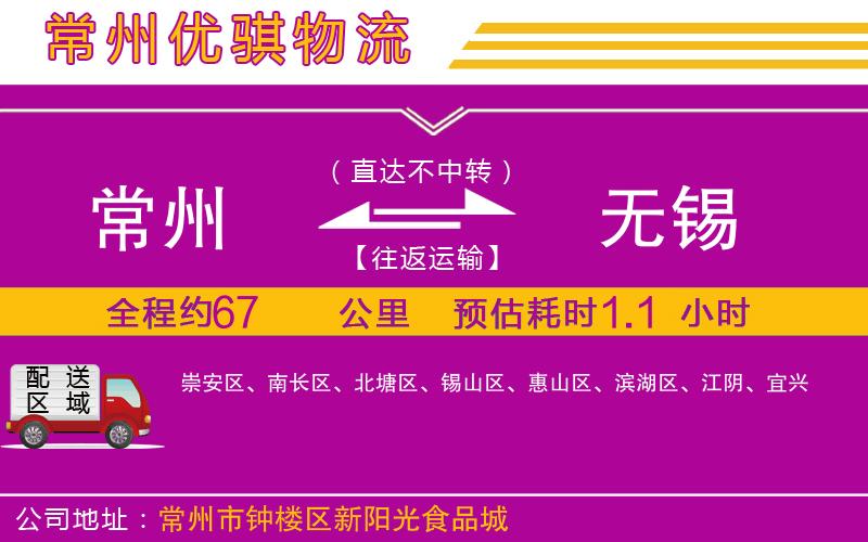 常州到無(wú)錫貨運(yùn)公司