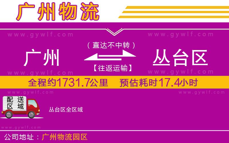 廣州到叢臺區(qū)物流公司