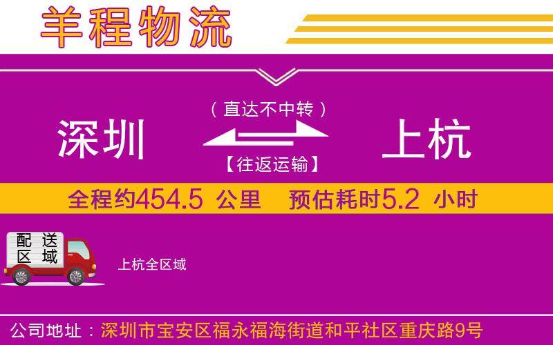 深圳到上杭物流專線