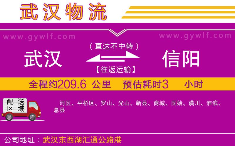 武漢到信陽(yáng)貨運(yùn)公司