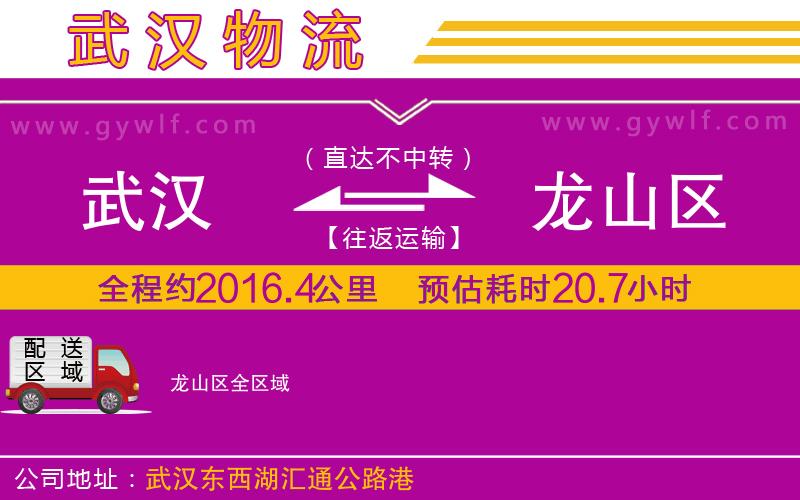 武漢到龍山區(qū)物流公司