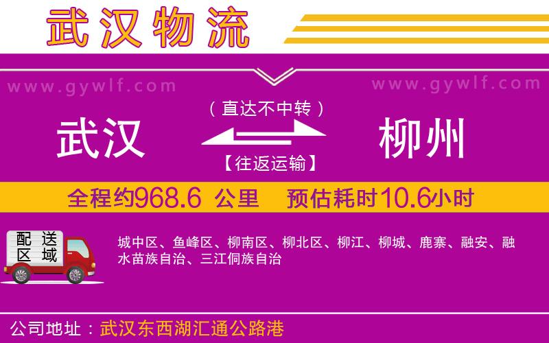 武漢到柳州物流公司