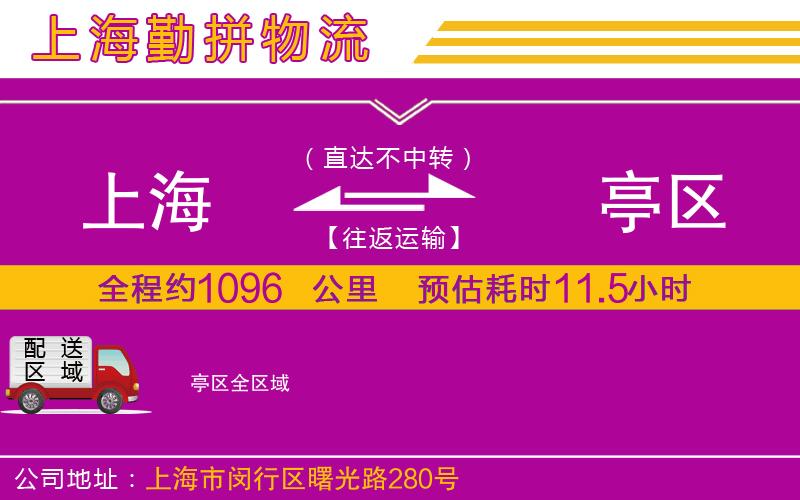 上海到猇亭區(qū)物流專線