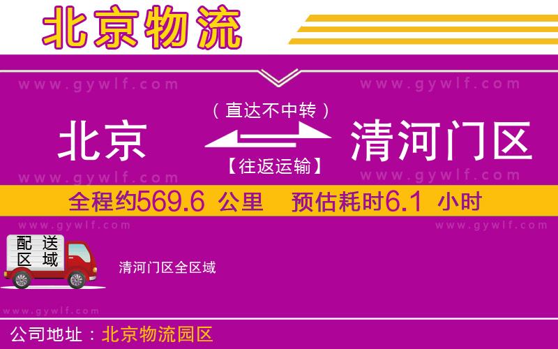 北京到清河門區(qū)物流公司