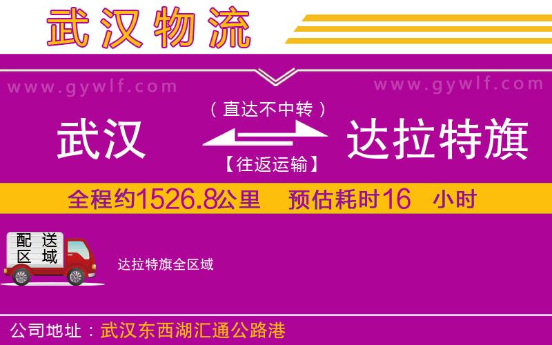 武漢到達(dá)拉特旗物流專線