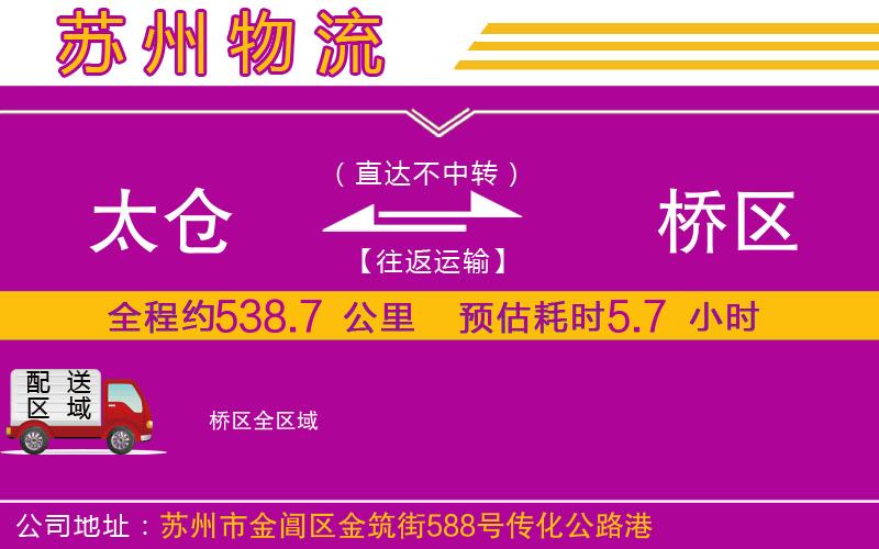 太倉(cāng)到埇橋區(qū)物流公司