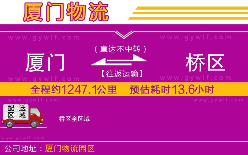 廈門到埇橋區(qū)物流公司