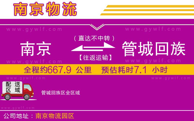 南京到管城回族區(qū)物流公司