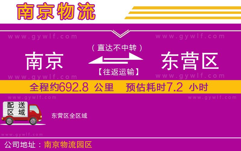 南京到東營區(qū)物流公司