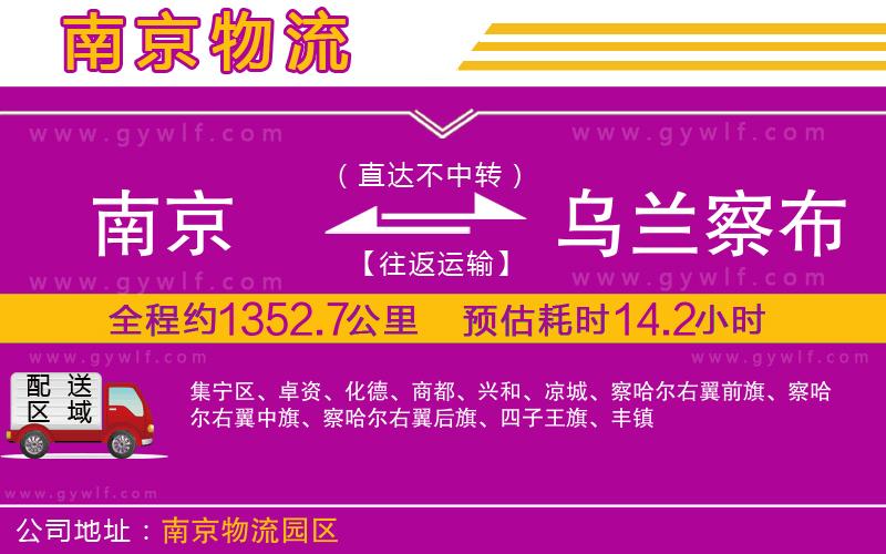 南京到烏蘭察布物流公司
