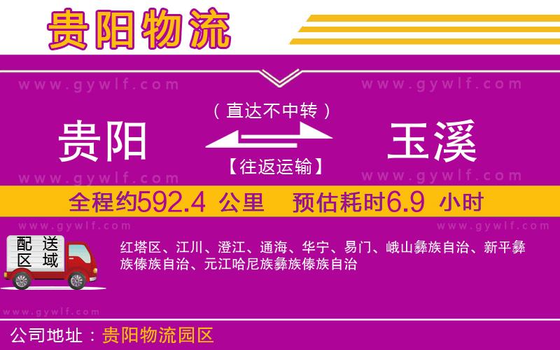 貴陽到玉溪物流公司