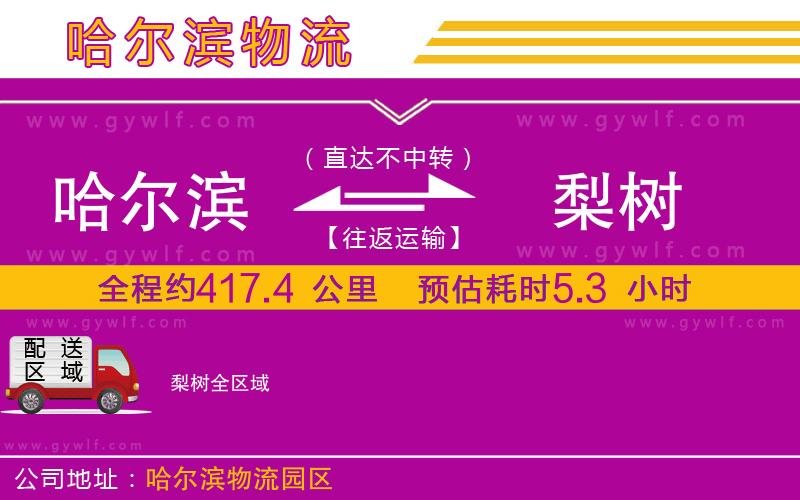 哈爾濱到梨樹(shù)物流公司