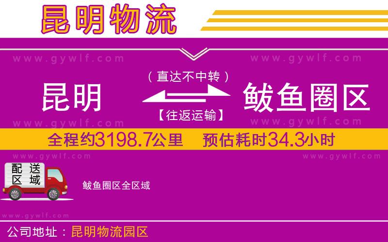 昆明到鲅魚圈區(qū)物流公司