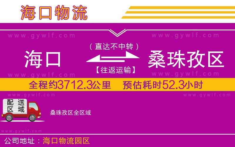 海口到桑珠孜區(qū)物流公司