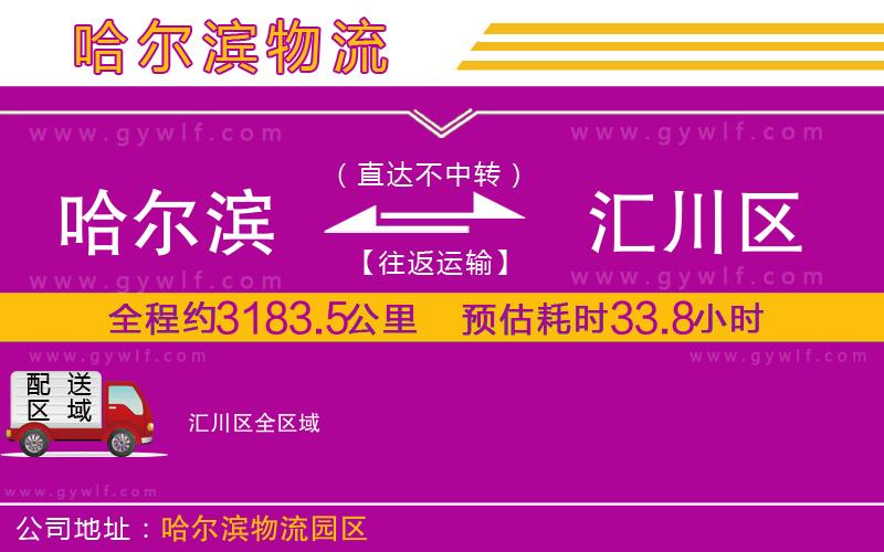 哈爾濱到匯川區(qū)物流公司