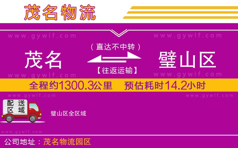 茂名到璧山區(qū)物流公司