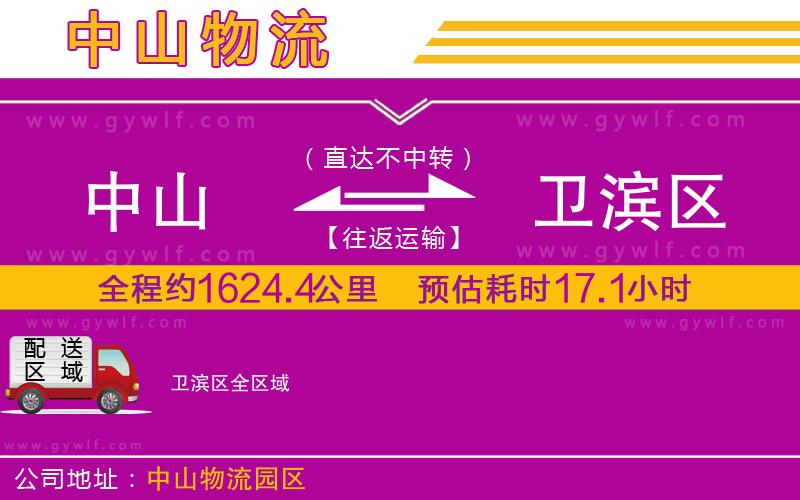 中山到衛(wèi)濱區(qū)物流公司