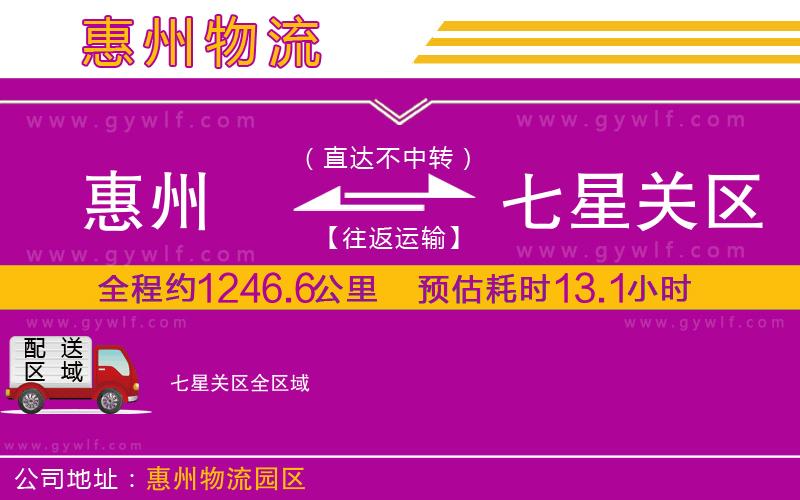 惠州到七星關(guān)區(qū)物流公司