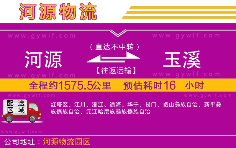 河源到玉溪物流公司