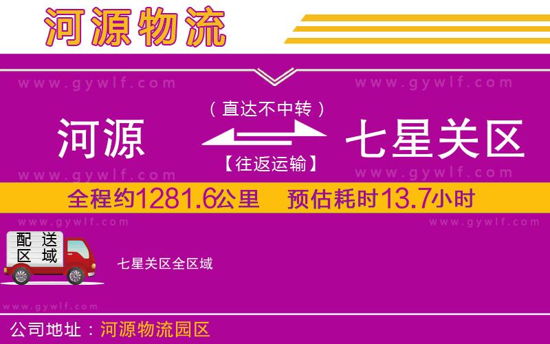 河源到七星關(guān)區(qū)物流公司