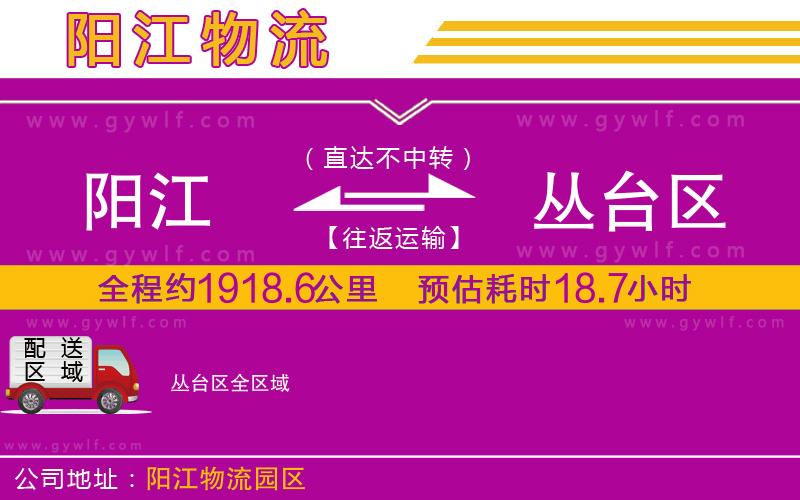 陽江到叢臺區(qū)物流公司