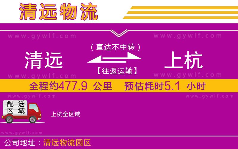 清遠(yuǎn)到上杭物流公司