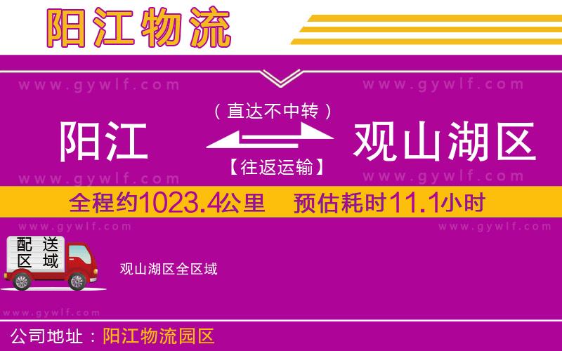 陽江到觀山湖區(qū)物流公司