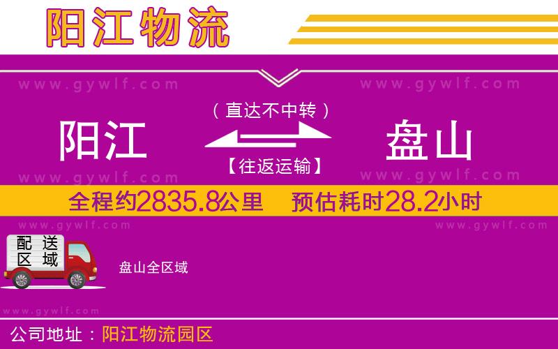 陽(yáng)江到盤山物流公司