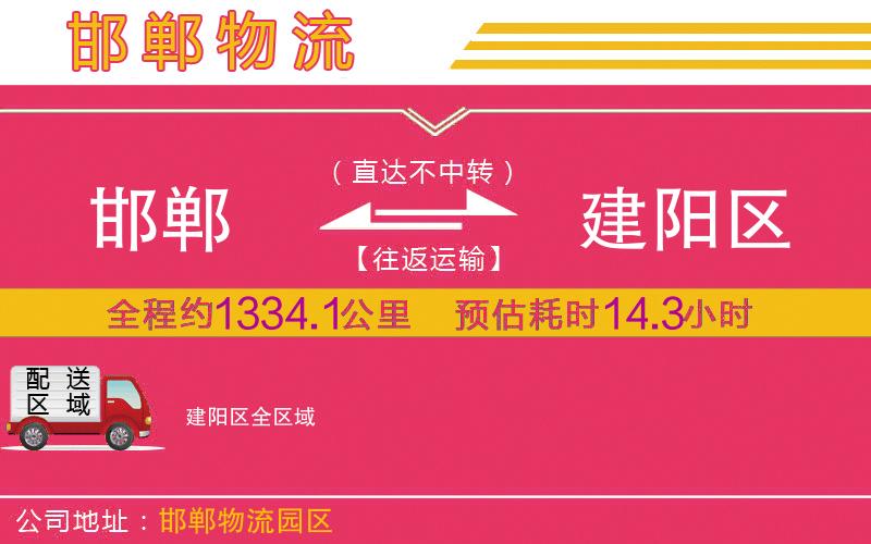 邯鄲到建陽(yáng)區(qū)物流公司