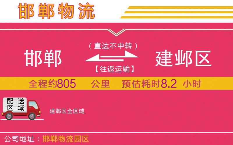 邯鄲到建鄴區(qū)物流公司