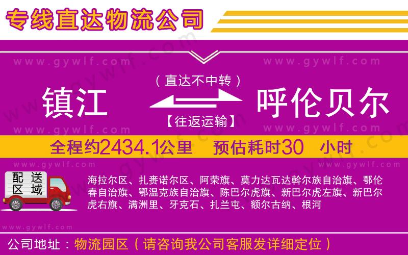 鎮(zhèn)江到呼倫貝爾物流公司