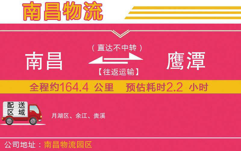 南昌到鷹潭物流公司