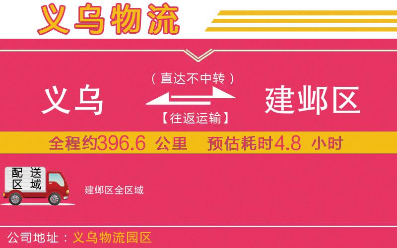 義烏到建鄴區(qū)物流公司