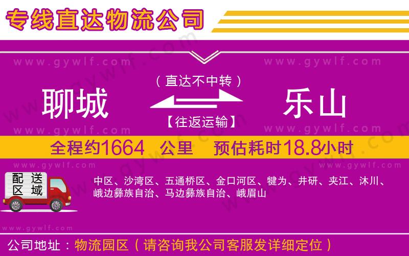 聊城到樂(lè)山物流公司