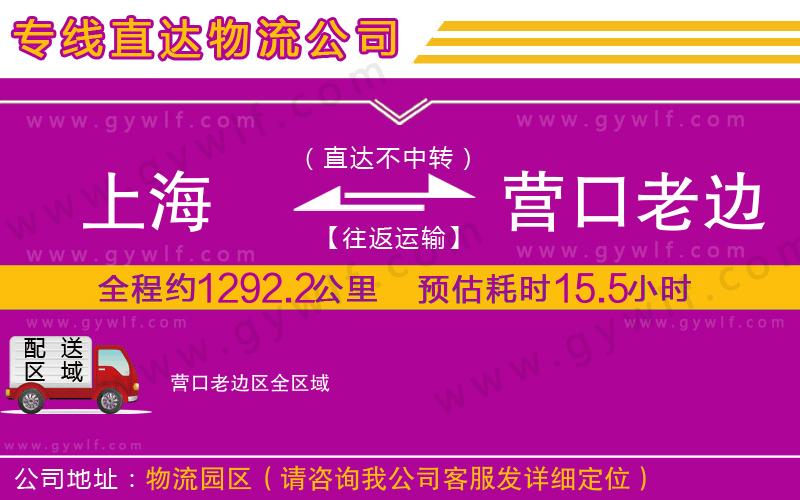 上海到營(yíng)口老邊區(qū)貨運(yùn)專線