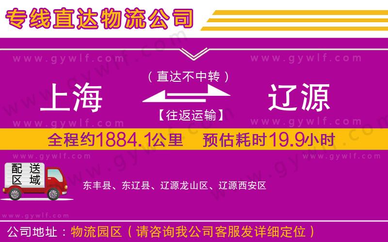 上海到遼源貨運公司