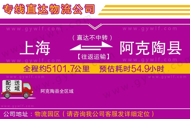 上海到阿克陶縣物流專(zhuān)線