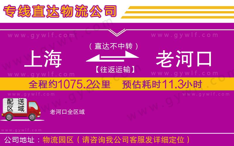 上海到老河口貨運(yùn)專線