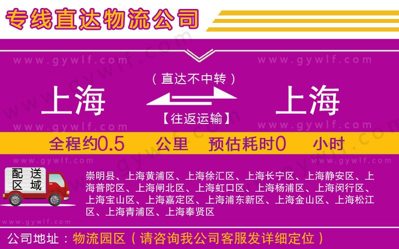 上海到上海貨運(yùn)公司