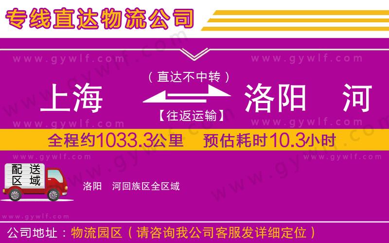 上海到洛陽瀍河回族區(qū)貨運(yùn)專線