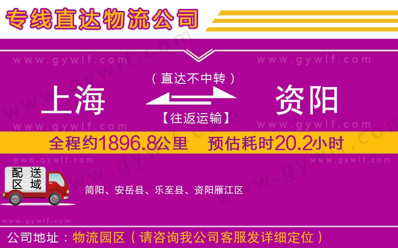 上海到資陽貨運(yùn)專線